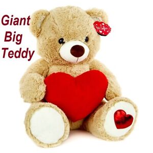 GIANT LARGE BIG TEDDY BEAR love heart GIRLFRIEND GIFT VALENTINES FERRERO XMAS
